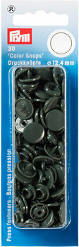 Snap Fasteners PRYM Color snaps Snap Fasteners Dark Grey 12,4 mm - 1