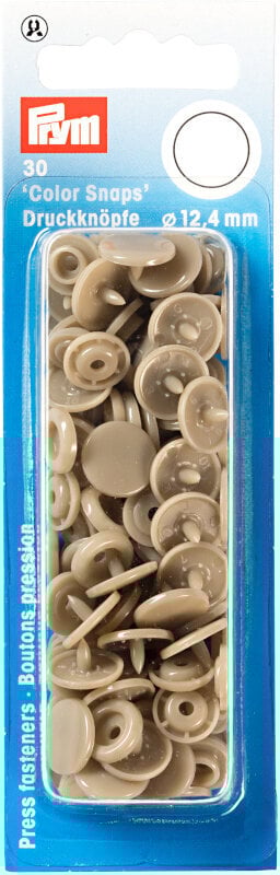 Fermetures à pression PRYM Color snaps Fermetures à pression Champagne 12,4 mm