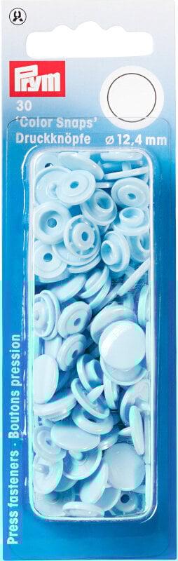 Fermetures à pression PRYM Color snaps Fermetures à pression Light Blue 12,4 mm