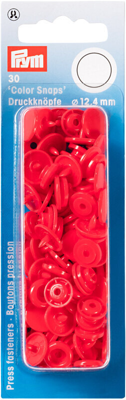 Fermetures à pression PRYM Color snaps Fermetures à pression Light Red 12,4 mm