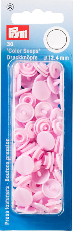 Zacvakávací knoflíky PRYM Color snaps Zacvakávací knoflíky Pale Pink 12,4 mm