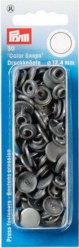 Zacvakávací knoflíky PRYM Color snaps Zacvakávací knoflíky Silver Grey 12,4 mm - 1