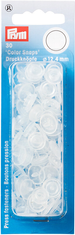 Elemente de fixare PRYM Color snaps Elemente de fixare Transparent Matt mm 12,4