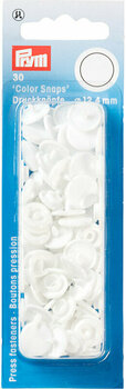 Snap gumbi PRYM Color snaps Snap gumbi White 12,4 mm - 1