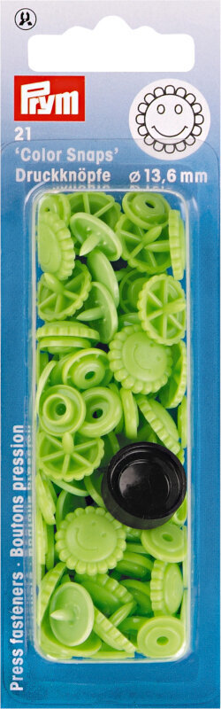 Fermetures à pression PRYM Color snaps Fermetures à pression Apple 12,4 mm