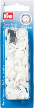 Fermetures à pression PRYM Color snaps Fermetures à pression White 12,4 mm - 1