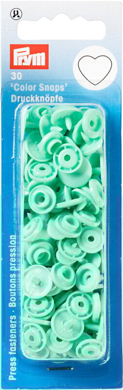 Fermetures à pression PRYM Color snaps Fermetures à pression Mint 12,4 mm