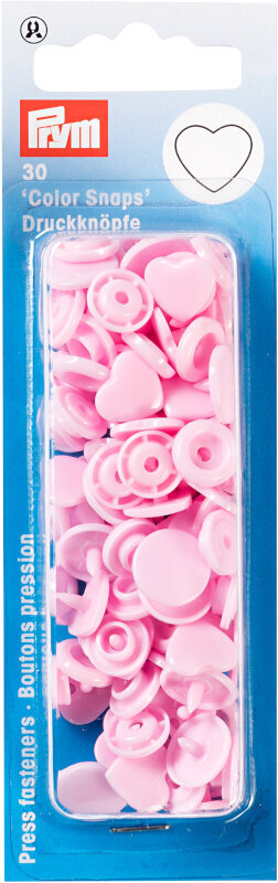 Zacvakávací knoflíky PRYM Color snaps Zacvakávací knoflíky Pale Pink 12,4 mm