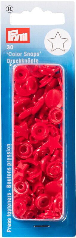 Fermetures à pression PRYM Color snaps Fermetures à pression Red 12,4 mm