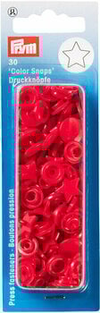 Fermetures à pression PRYM Color snaps Fermetures à pression Red 12,4 mm - 1