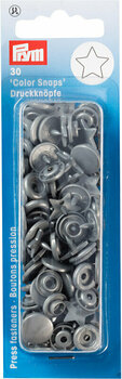 Fermetures à pression PRYM Color snaps Fermetures à pression Silver Grey 12,4 mm - 1