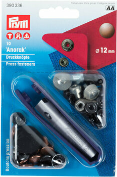 Druckknöpfe PRYM Anorak Druckknöpfe Antique Copper 12 mm - 1