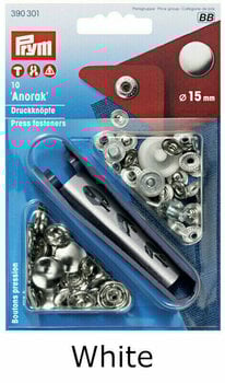 Druckknöpfe PRYM Anorak Druckknöpfe White 15 mm - 1