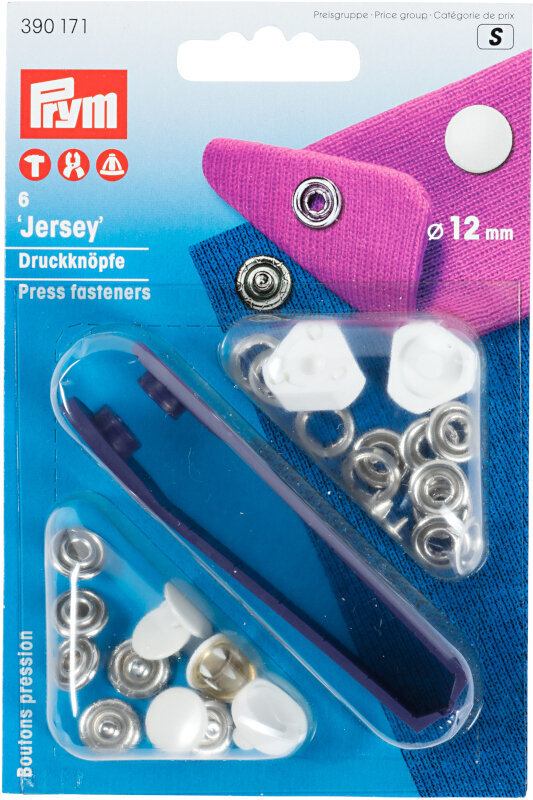 Druckknöpfe PRYM 390171 Druckknöpfe White 12 mm