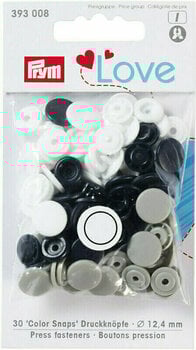 Fermetures à pression PRYM Color Snaps Fermetures à pression Navy Blue/Grey/White 12,4 mm - 1