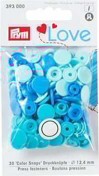 Botões de pressão PRYM Color Snaps Botões de pressão Blue 12,4 mm - 1