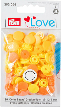 Zacvakávací knoflíky PRYM Color Snaps Zacvakávací knoflíky Yellow 12,4 mm - 1