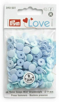 Fermetures à pression PRYM Color Snaps Fermetures à pression Light Blue 9 mm - 1