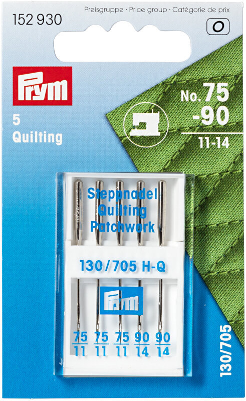 Needles for Sewing Machines PRYM 130/705 No. 75-90 Single Sewing Needle