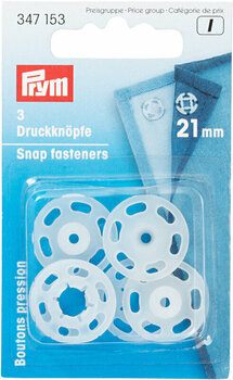 Snap Fasteners PRYM 347159 Snap Fasteners 10 mm Transparent - 1