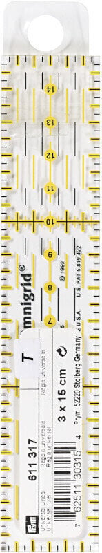 Ruler PRYM Ruler Omnigrid 15 cm