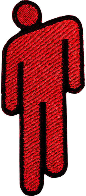 Patch, sticker, badge Billie Eilish Blohsh Opnaaipatch Red