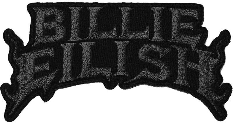 Patch, Sticker, badge Billie Eilish Flame Sew-On Patch Black