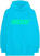 Hoodie Billie Eilish Logo & Blohsh Turquoise S Hoodie