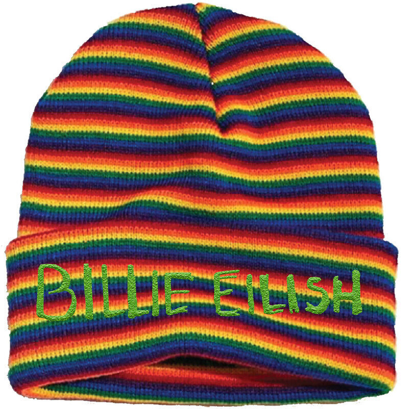 шапка Billie Eilish шапка Stripes Мулти