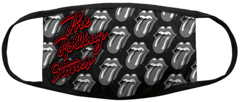 Face Mask The Rolling Stones B&W Tongues Face Mask