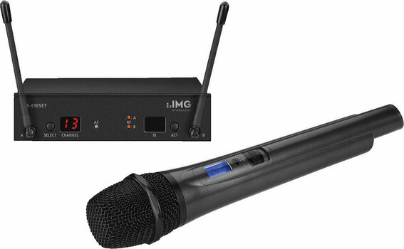 Conjunto de microfone de mão sem fios IMG Stage Line TXS-616SET/2 - 1