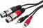 Audio kabel Monacor MCA-127J 1 m Audio kabel