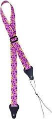 Ukulele Gurt Ortega OUS-PUFL Ukulele Gurt Purple Flower