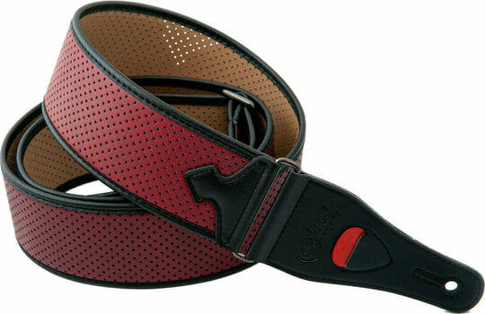Gitaarband RightOnStraps Steady Special Monte-Carlo Gitaarband Red - 1