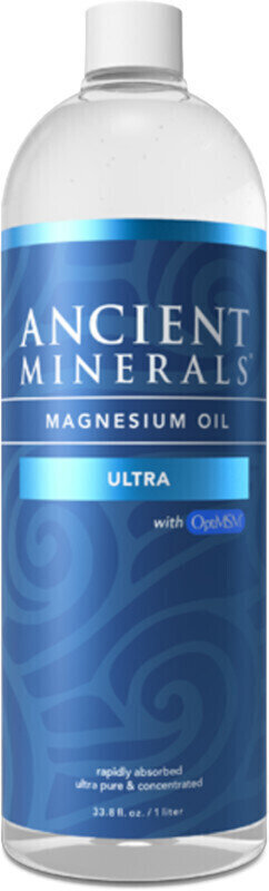 Calcium, magnésium, zinc Ancient Minerals Magnesium Oil Ultra Refill MSM 1000 ml Oil Ultra Spray Refill Calcium, magnésium, zinc