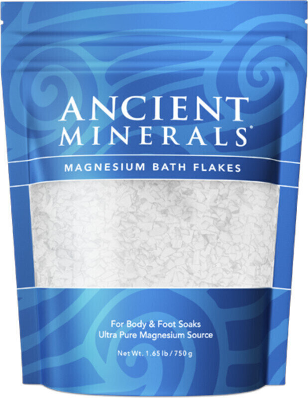 Vápník, Magnézium, Zinek Ancient Minerals Magnesium Bath Flakes 750 g Vápník, Magnézium, Zinek