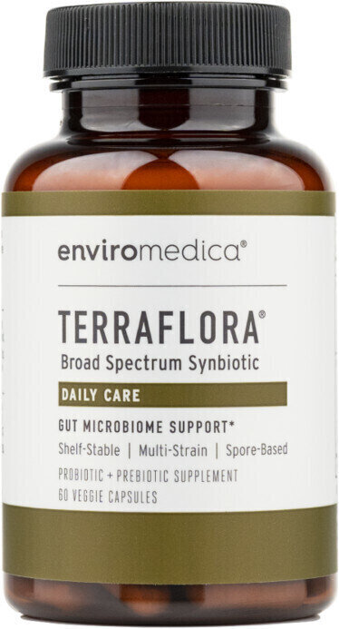 Antioxidantes e extratos naturais Enviromedica Terraflora Daily Care Probiotics 60 caps Antioxidantes e extratos naturais