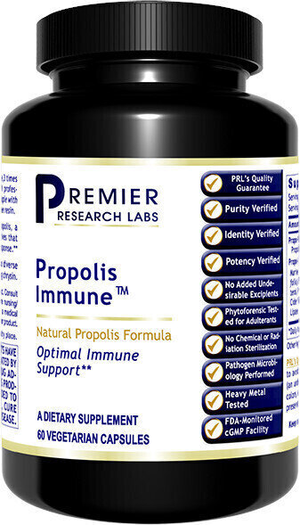 Antioxydants et extraits naturels PRL Propolis Immune 60 caps Antioxydants et extraits naturels
