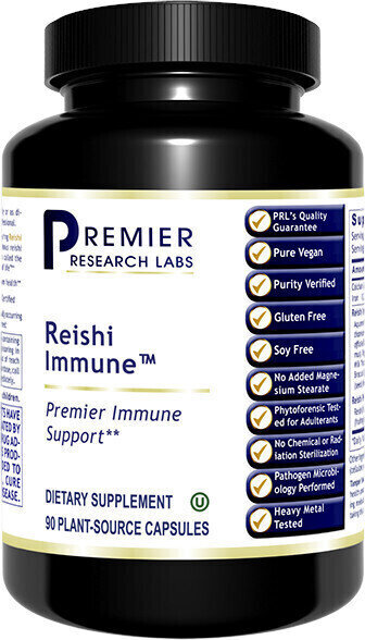 Egyéb étrend-kiegészítők PRL Reishi Immune 90 caps Ízesítés nélkül Egyéb étrend-kiegészítők
