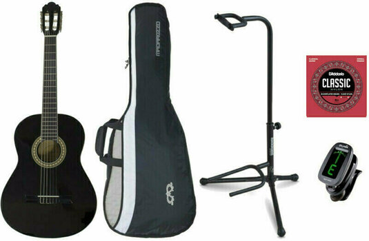 Semi-klassieke gitaar voor kinderen Pasadena CG161-1/2-BK Complete Beginner SET 1/2 Zwart - 1