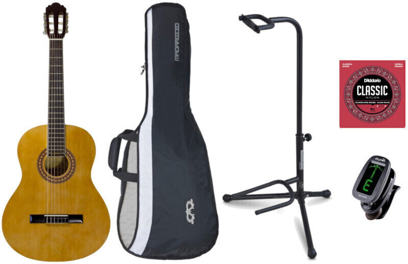 Semi-klassieke gitaar voor kinderen Pasadena CG161-1/2-NT Complete Beginner SET 1/2 Natural