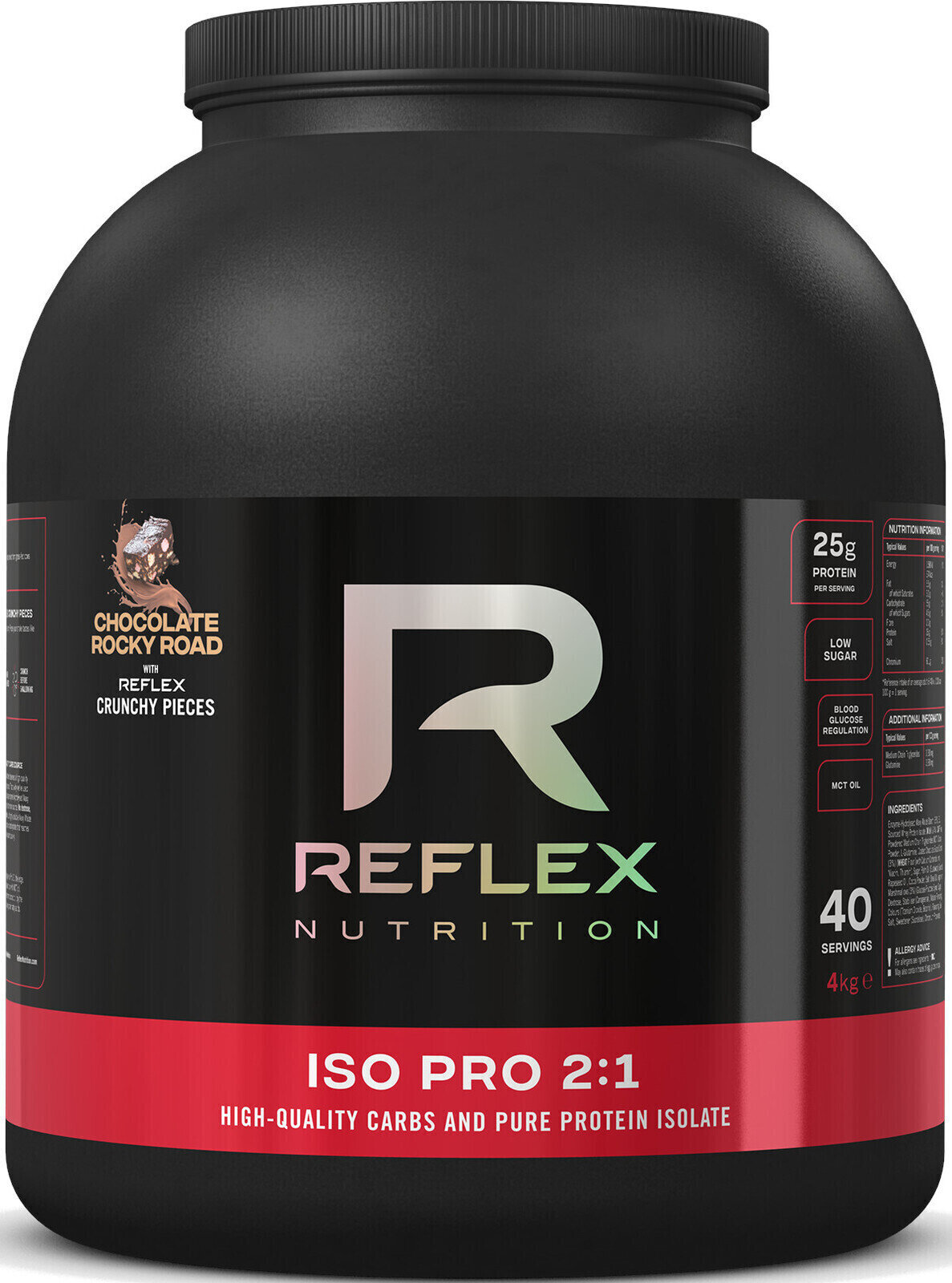 Πρωτεΐνη Όγκου / Υδατάνθρακας Reflex Nutrition ISO PRO 2:1 Σοκολάτα 4000 g Πρωτεΐνη Όγκου / Υδατάνθρακας
