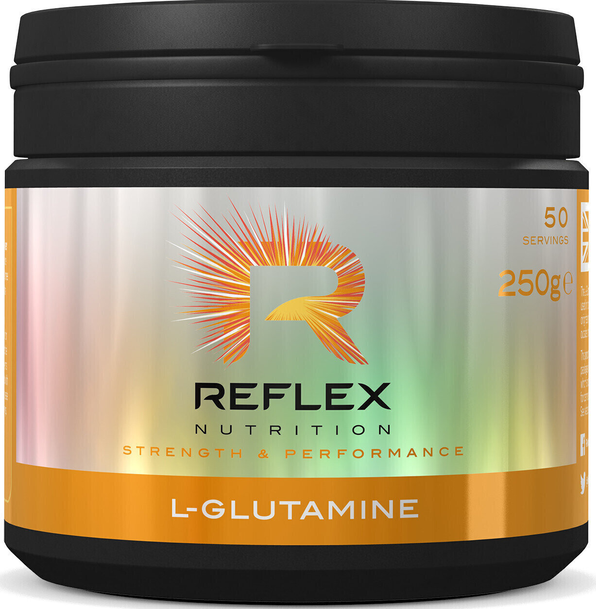 Aminozuren / BCAA Reflex Nutrition L-Glutamine 250 g Aminozuren / BCAA