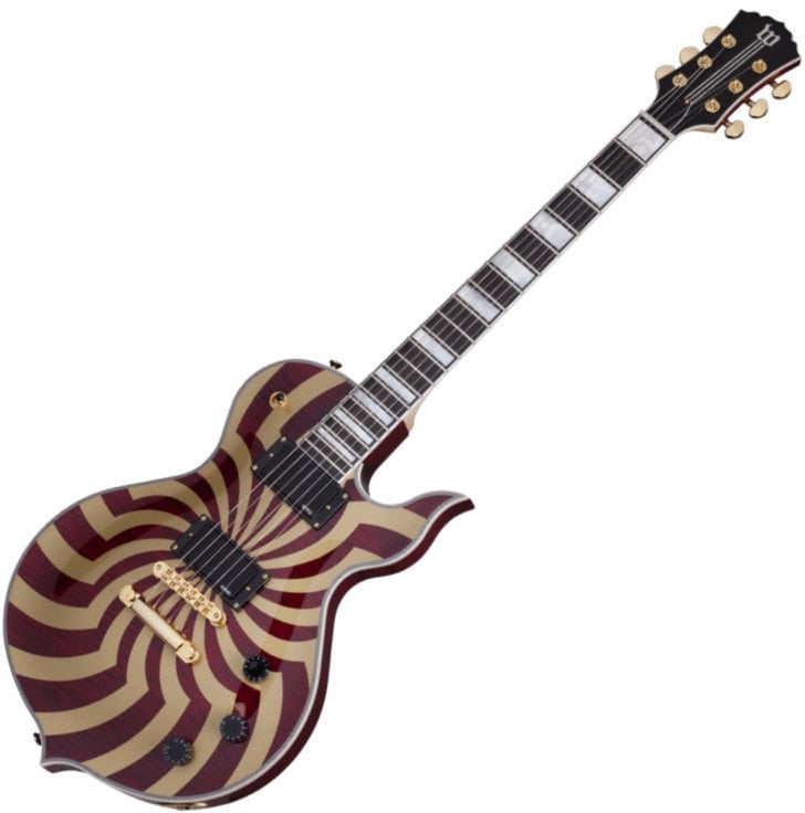 Guitares signature Wylde Audio Odin Grail Crimson Gold Buzzsaw