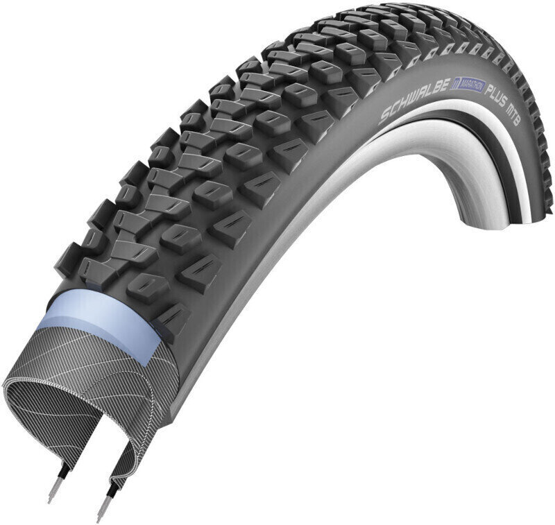 MTB bike tyre Schwalbe Marathon Plus MTB 26" (559 mm) Black-Reflex 2.1 MTB bike tyre