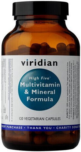 Πολυβιταμίνη Viridian High Five Multivitamin & Mineral Formula 120 Capsules Πολυβιταμίνη
