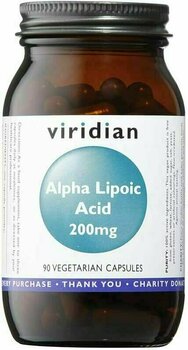 Antioksidantit ja luonnolliset uutteet Viridian Alpha Lipoic Acid Kapselit Antioksidantit ja luonnolliset uutteet - 1