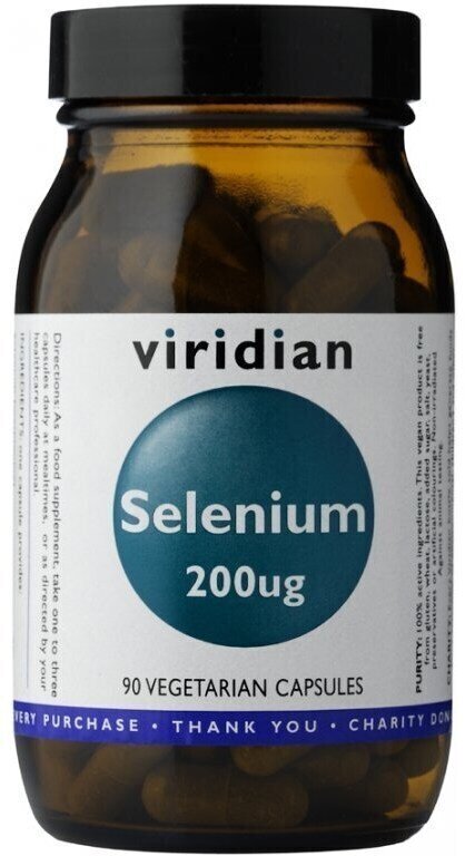 Mineral Viridian Selenium 200µg 90 Capsules Mineral