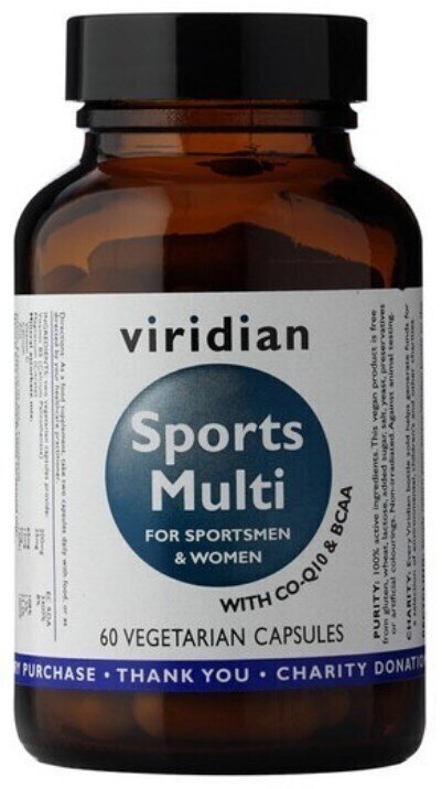 Мултивитамин Viridian Sports Multi 60 Capsules Мултивитамин