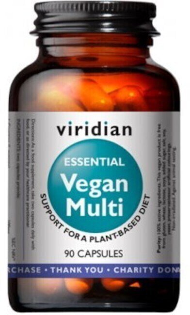 Multivitamín Viridian Vegan Multi 90 Capsules Multivitamín